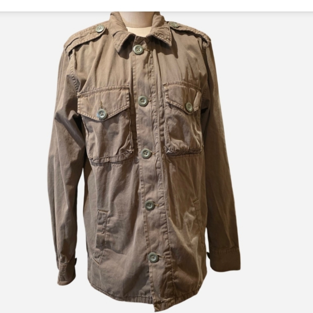 Express Men's Military-Style Field Jacket ('Military/Army Green'). Sz Small.